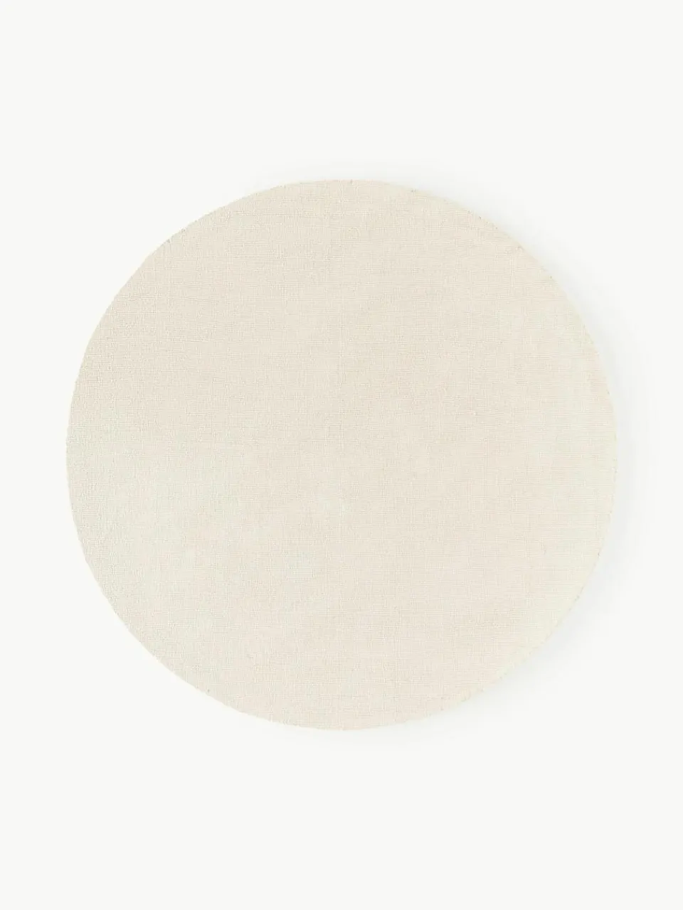 Rond katoenen vloerkleed Lora, handgeweven^Westwing Collection Clearance