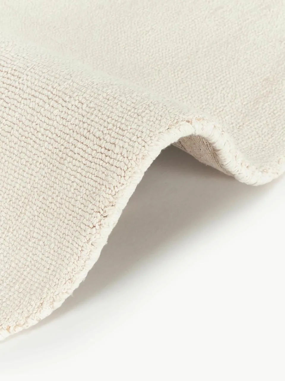 Rond katoenen vloerkleed Lora, handgeweven^Westwing Collection Clearance