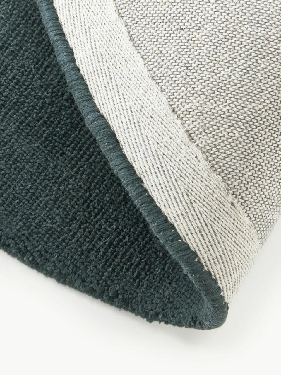 Rond katoenen vloerkleed Lora, handgeweven^Westwing Collection Online