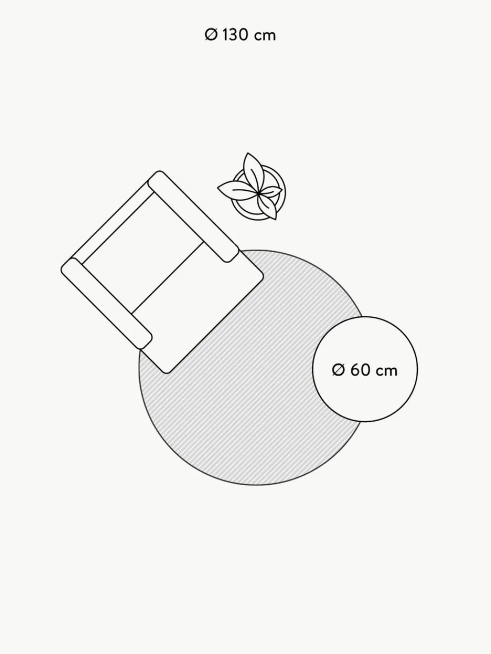 Rond kindervloerkleed Space^Bloomingville Mini Outlet