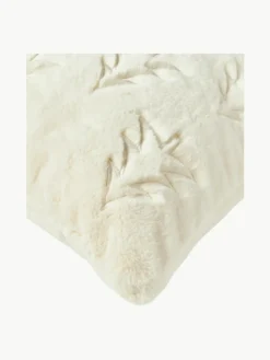 Rond sierkussen van imitatiebont Ginny^Westwing Collection New