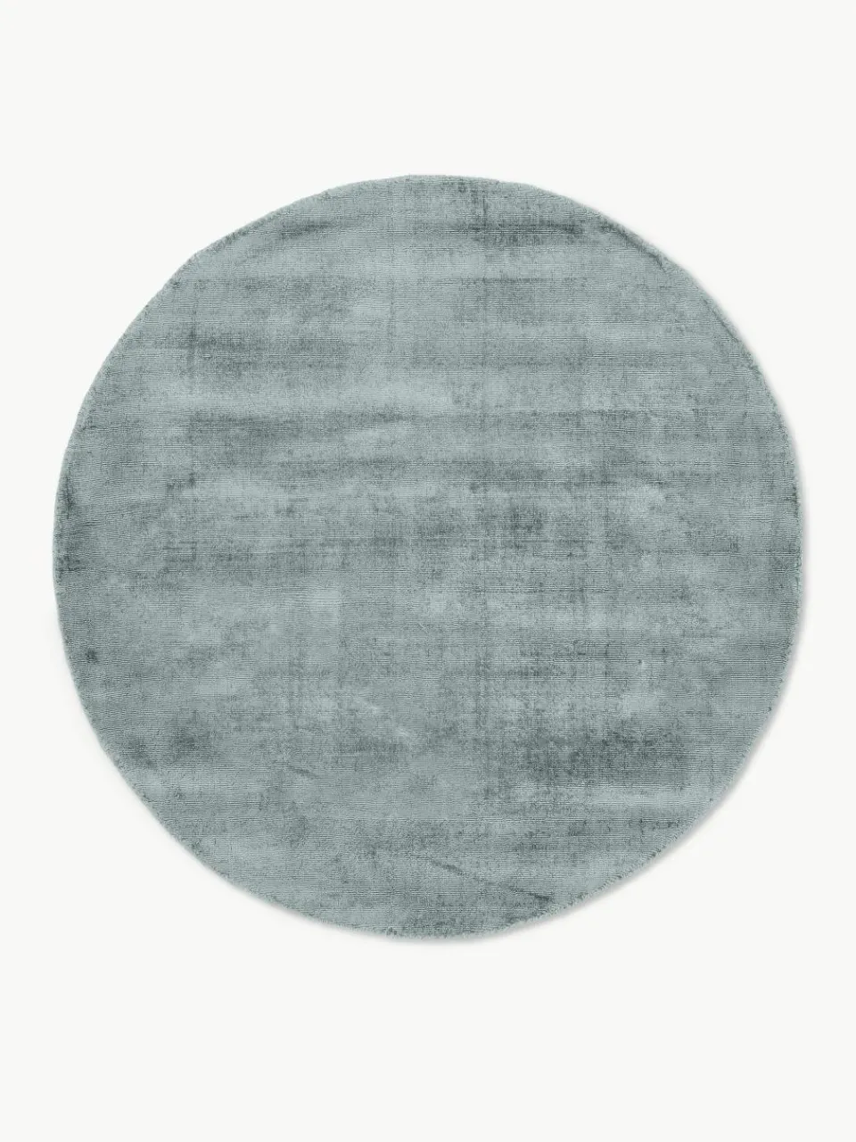 Rond viscose vloerkleed Jane, handgeweven^Westwing Collection Sale
