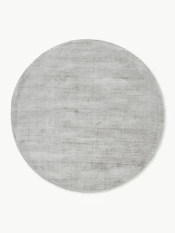 Rond viscose vloerkleed Jane, handgeweven^Westwing Collection Discount
