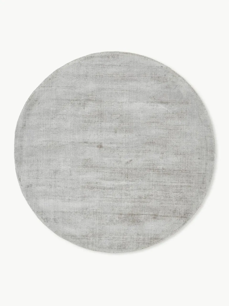 Rond viscose vloerkleed Jane, handgeweven^Westwing Collection Discount