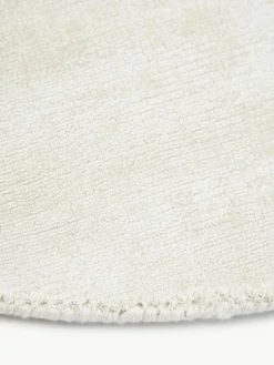 Rond viscose vloerkleed Jane, handgeweven^Westwing Collection Online