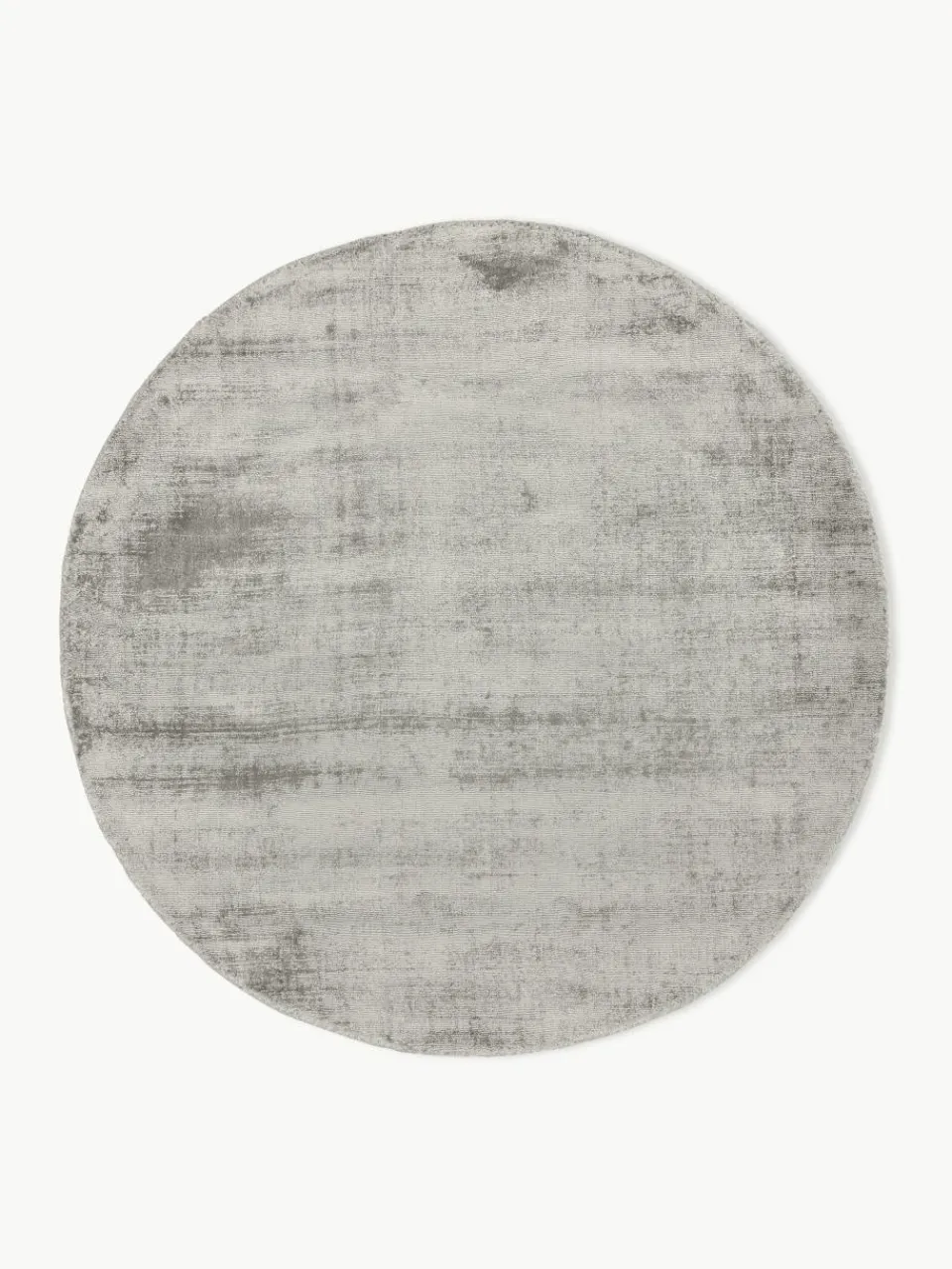 Rond viscose vloerkleed Jane, handgeweven^Westwing Collection Discount