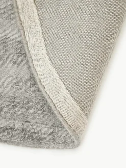 Rond viscose vloerkleed Jane, handgeweven^Westwing Collection Discount