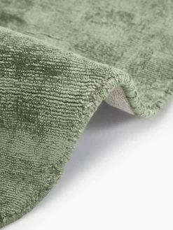 Rond viscose vloerkleed Jane, handgeweven^Westwing Collection Fashion
