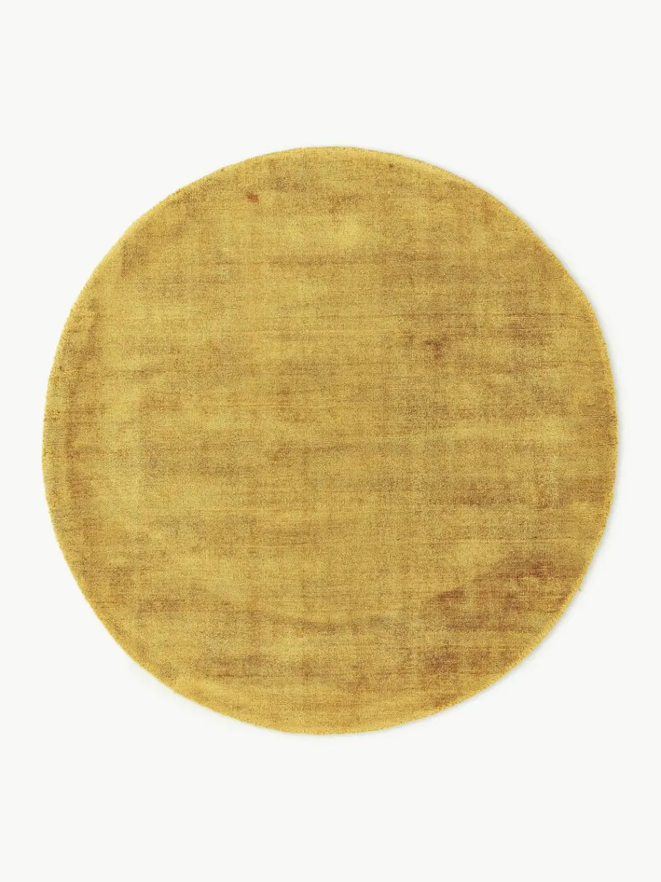 Rond viscose vloerkleed Jane, handgeweven^Westwing Collection Discount