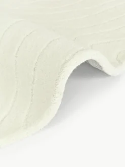 Rond wollen vloerkleed Aaron, handgetuft^Westwing Collection Outlet