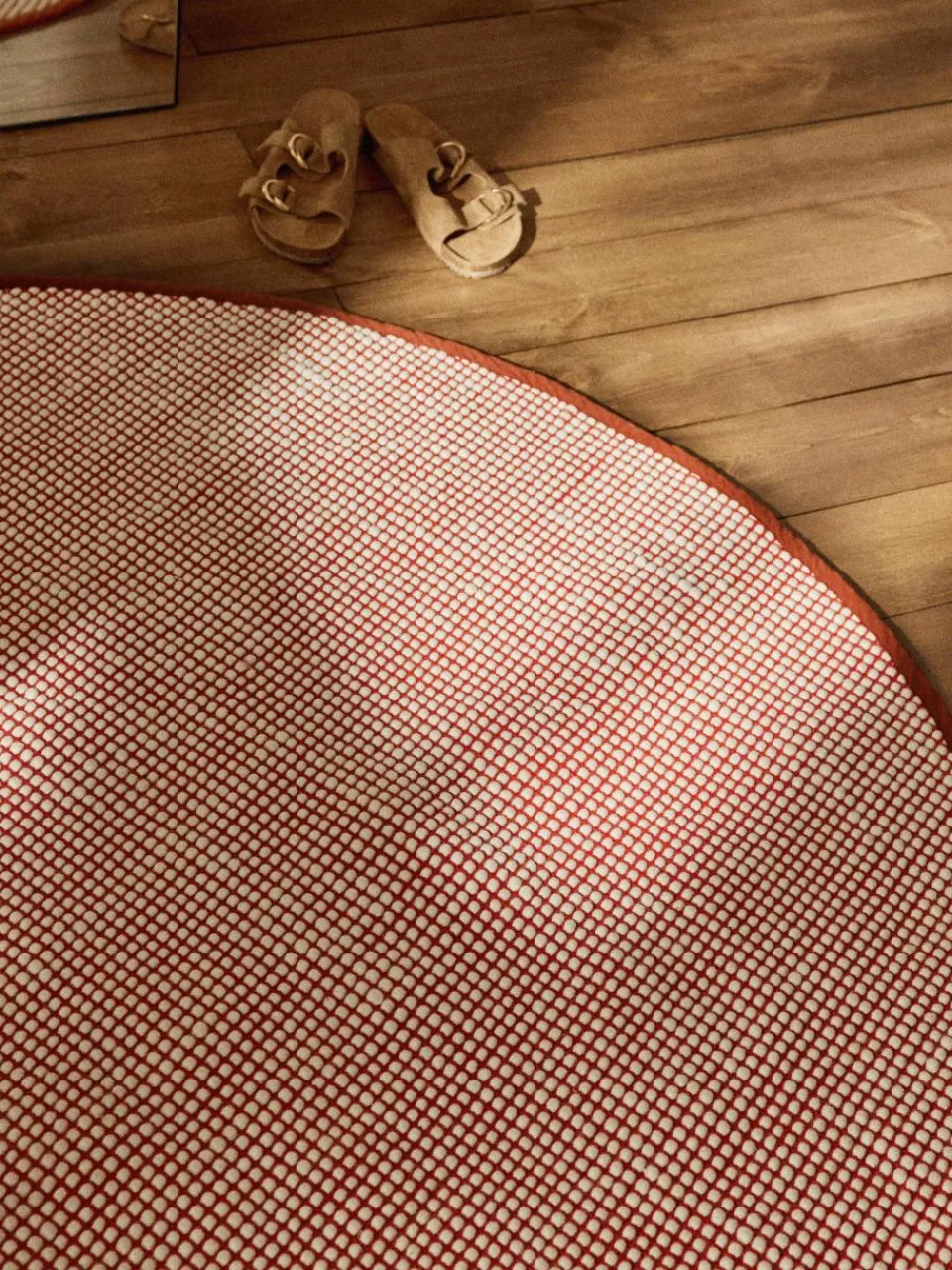 Rond wollen vloerkleed Amaro, handgeweven^Westwing Collection Outlet