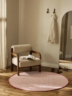 Rond wollen vloerkleed Amaro, handgeweven^Westwing Collection Outlet