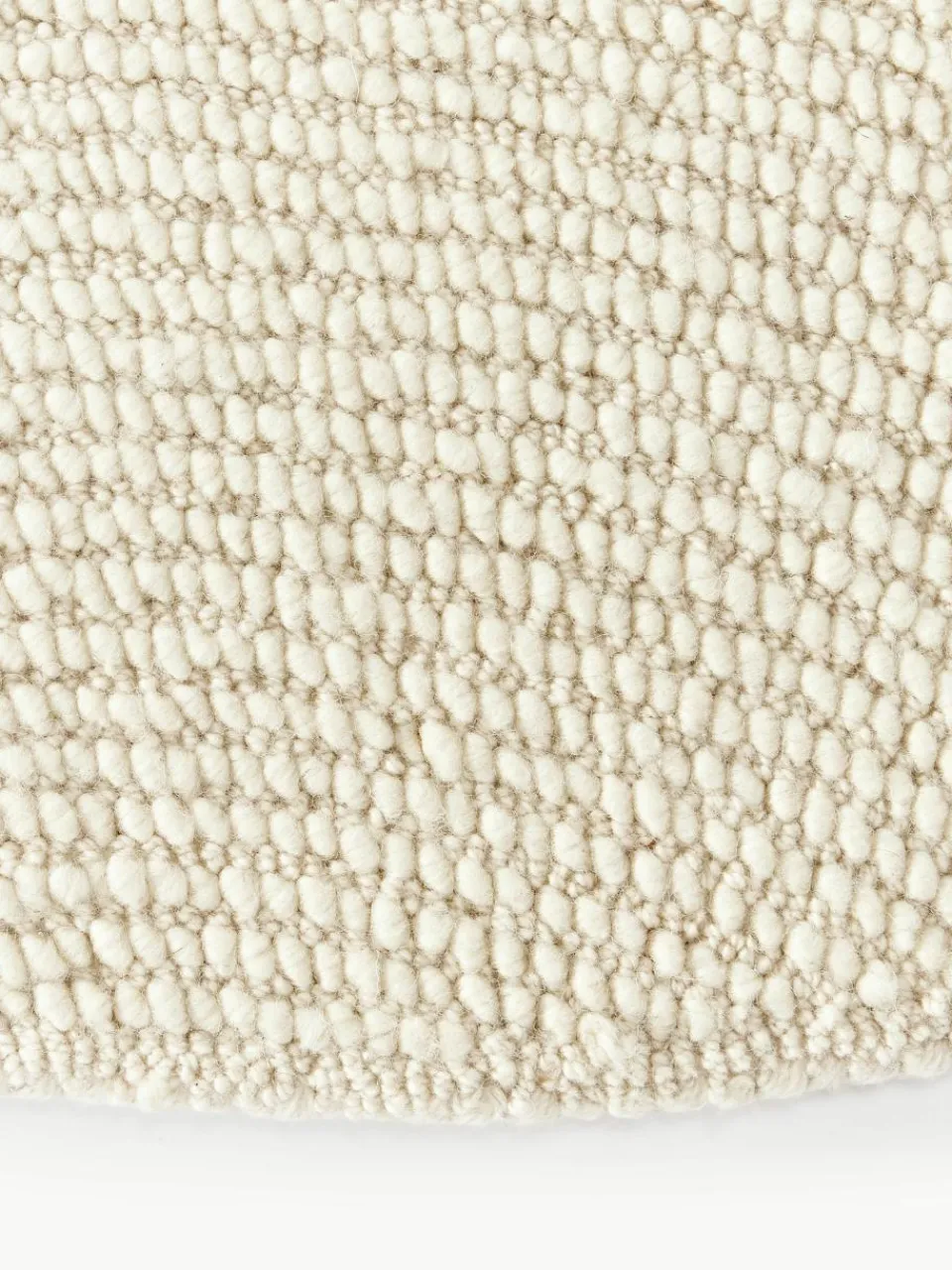 Rond wollen vloerkleed Eleni, handgetuft^Westwing Collection Best