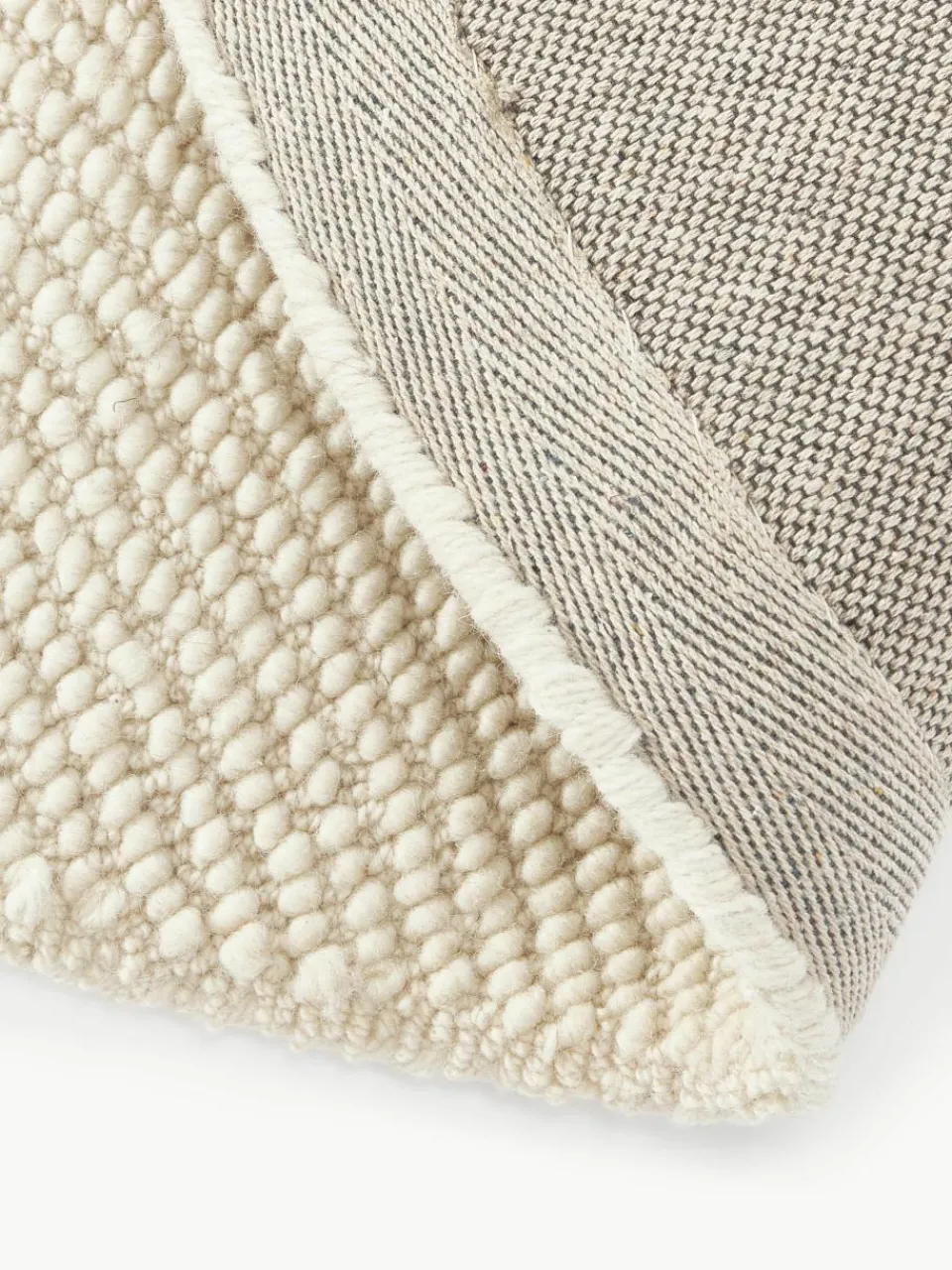 Rond wollen vloerkleed Eleni, handgetuft^Westwing Collection Best