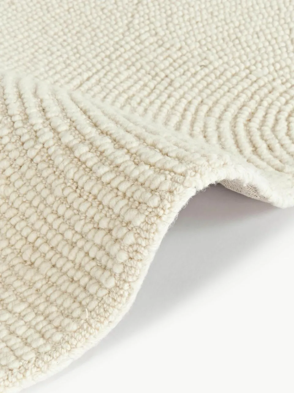 Rond wollen vloerkleed Eleni, handgetuft^Westwing Collection Best