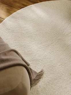 Rond wollen vloerkleed Eleni, handgetuft^Westwing Collection Best