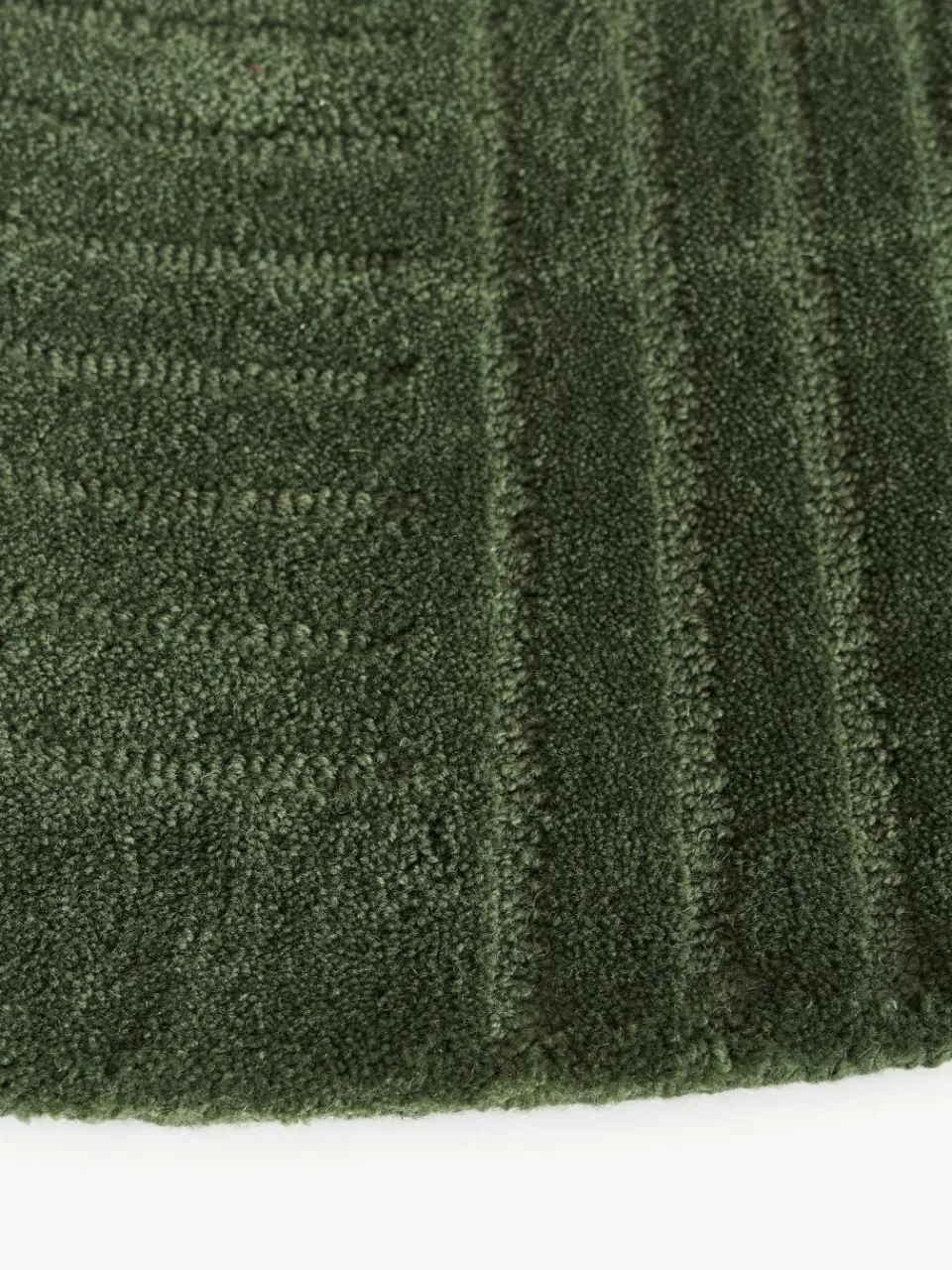Rond wollen vloerkleed Mason, handgetuft^Westwing Collection Hot