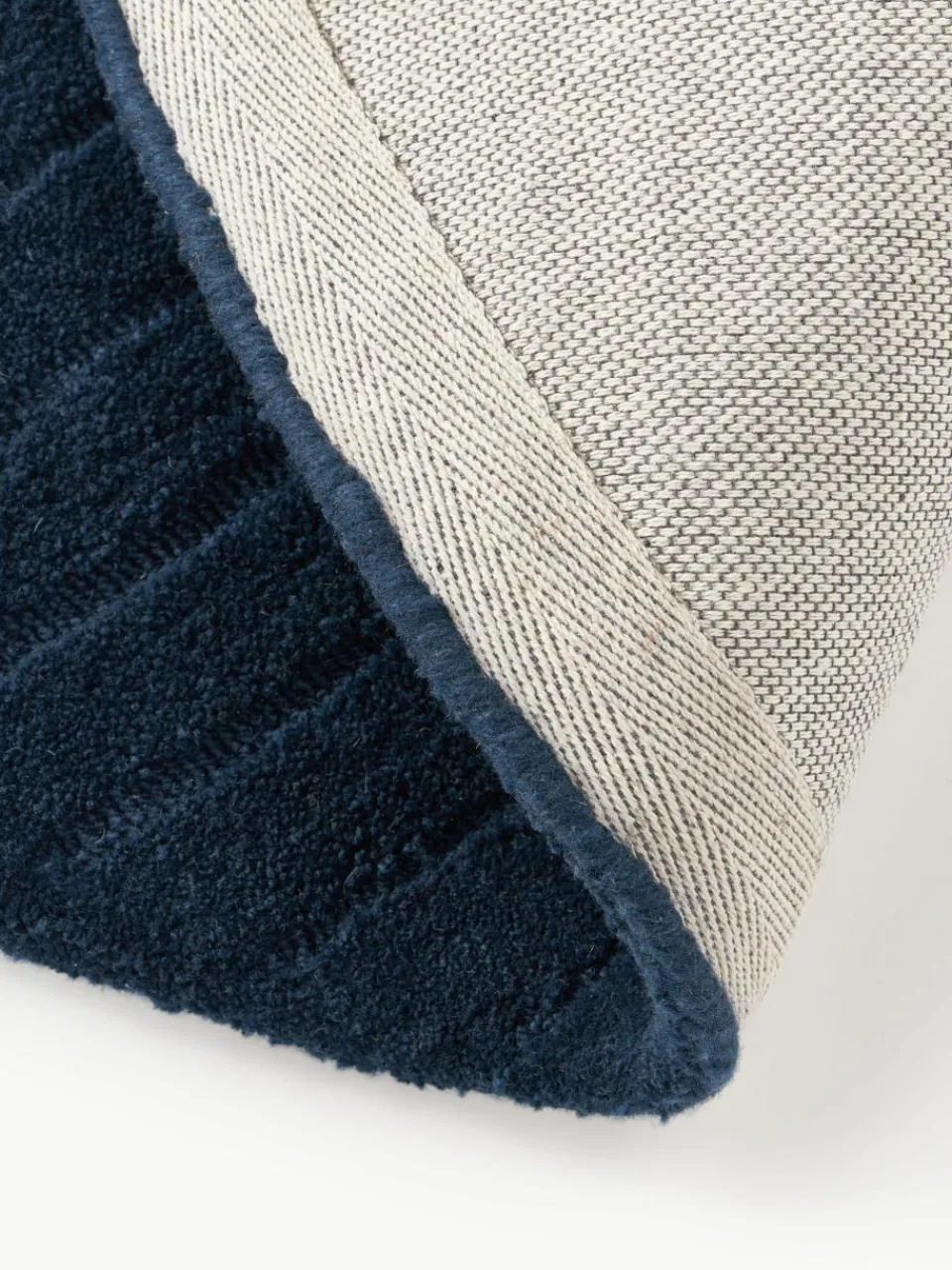 Rond wollen vloerkleed Mason, handgetuft^Westwing Collection Online
