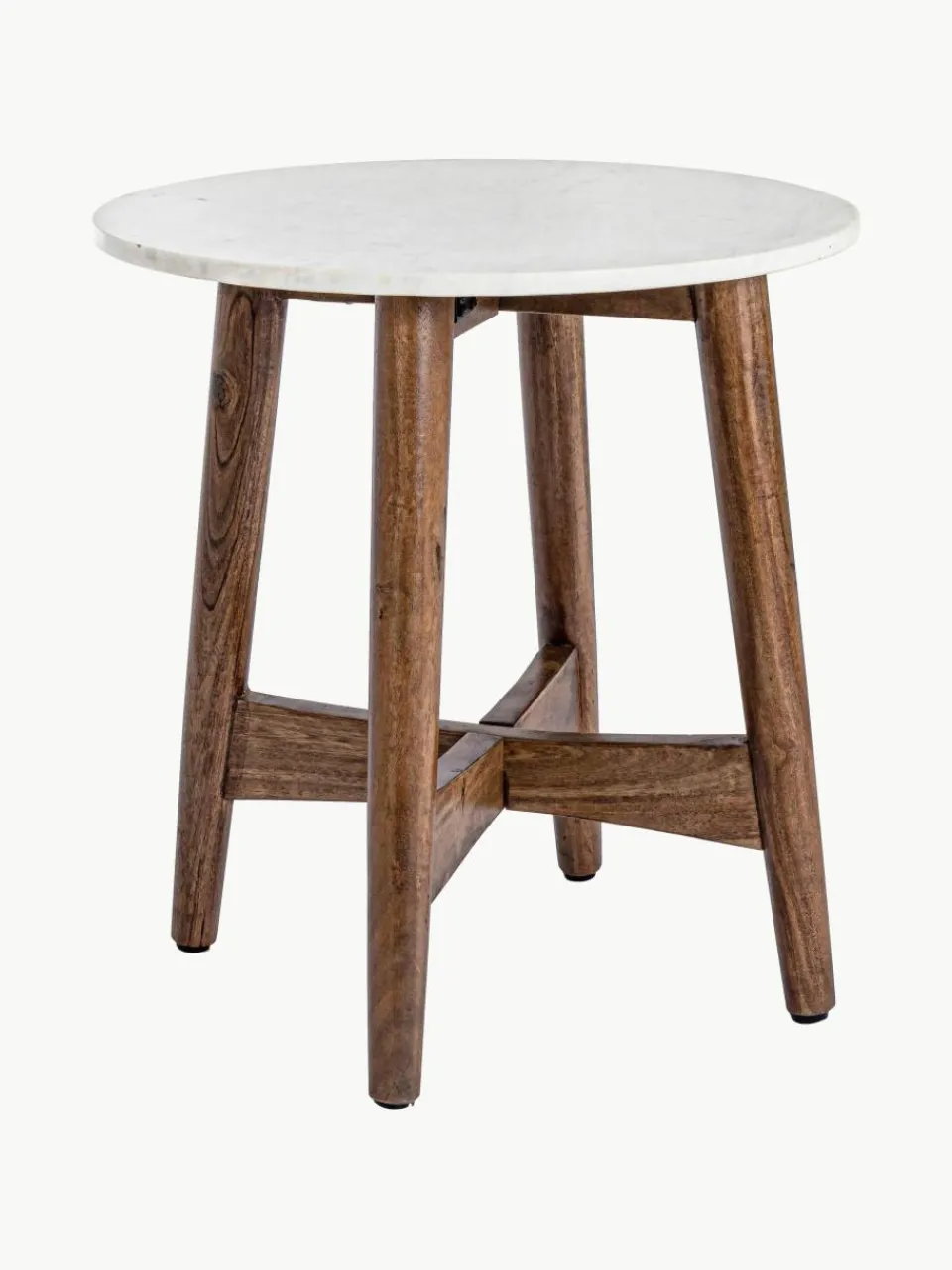 Ronde bijzettafel Albany met marmeren blad^Bizzotto Best