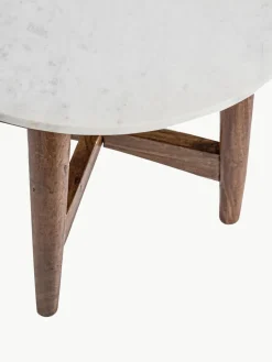 Ronde bijzettafel Albany met marmeren blad^Bizzotto Best