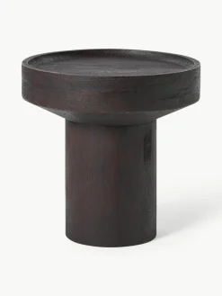 Ronde bijzettafel Benno van mangohout^Westwing Collection Best