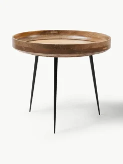 Ronde bijzettafel Bowl van mangohout^Mater Best