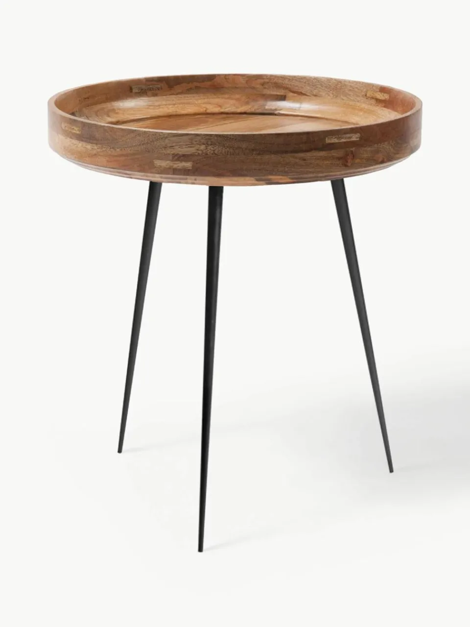 Ronde bijzettafel Bowl van mangohout^Mater Outlet