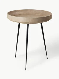 Ronde bijzettafel Bowl van eikenhout, handgemaakt^Mater Sale