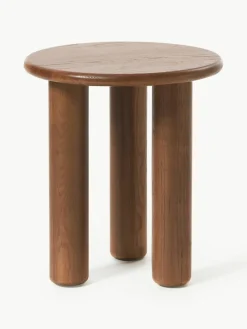 Ronde bijzettafel Didi van eikenhout^Westwing Collection Sale