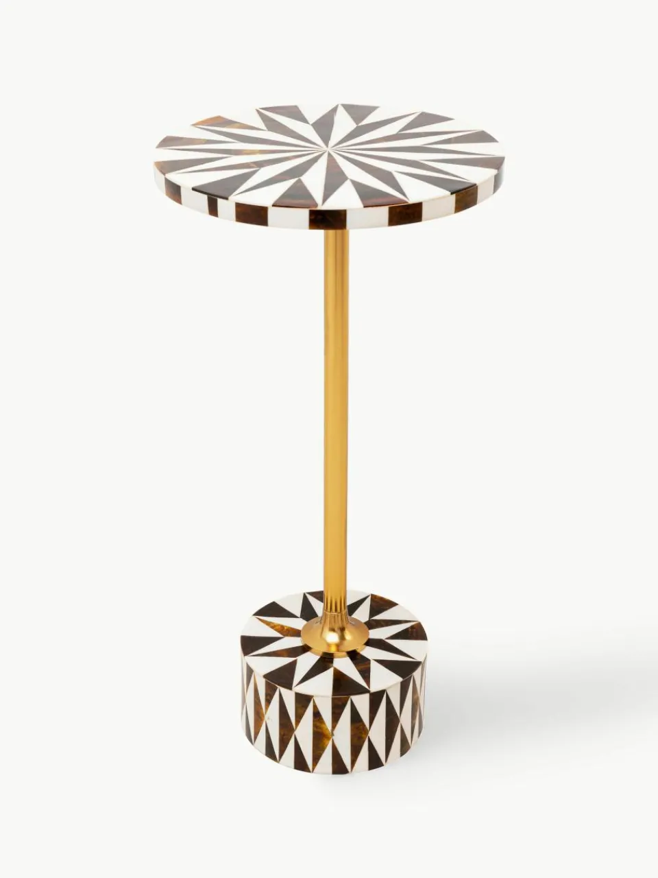 Ronde bijzettafel Domero, handgemaakt^Kare Design New