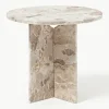 Ronde bijzettafel Jasmia van marmer^Bloomingville Sale