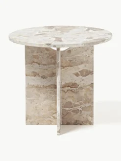 Ronde bijzettafel Jasmia van marmer^Bloomingville Sale