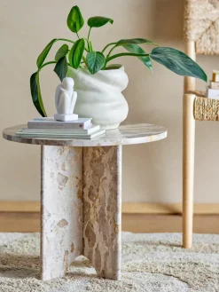 Ronde bijzettafel Jasmia van marmer^Bloomingville Sale