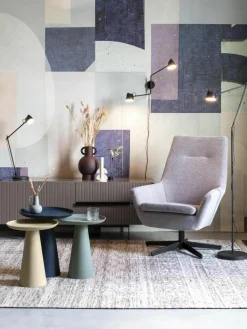 Ronde bijzettafel Ringar van metaal^Westwing Fashion