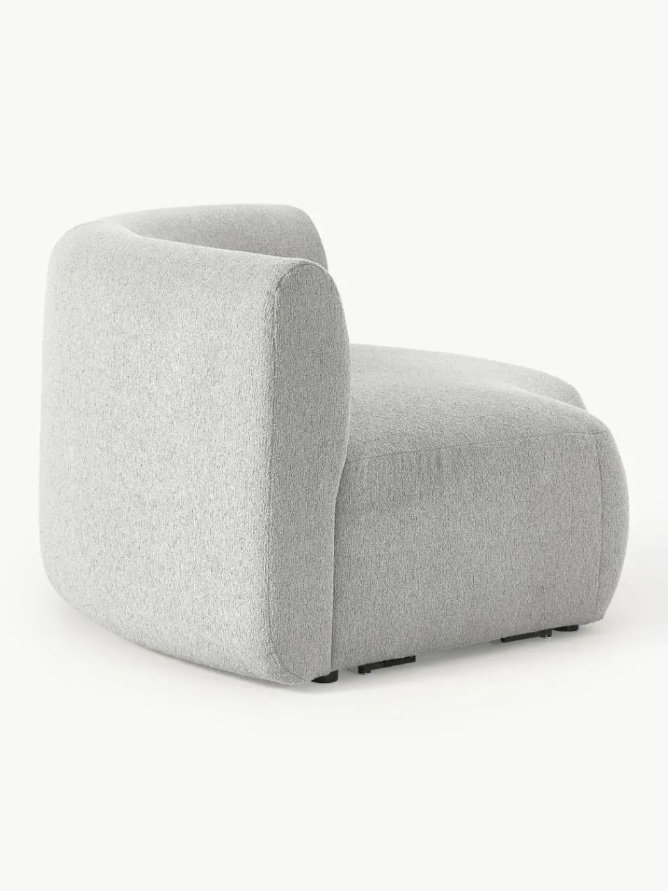 Ronde bouclé hoekmodule Sofia^Westwing Collection Discount