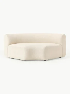 Ronde bouclé hoekmodule Sofia^Westwing Collection Discount