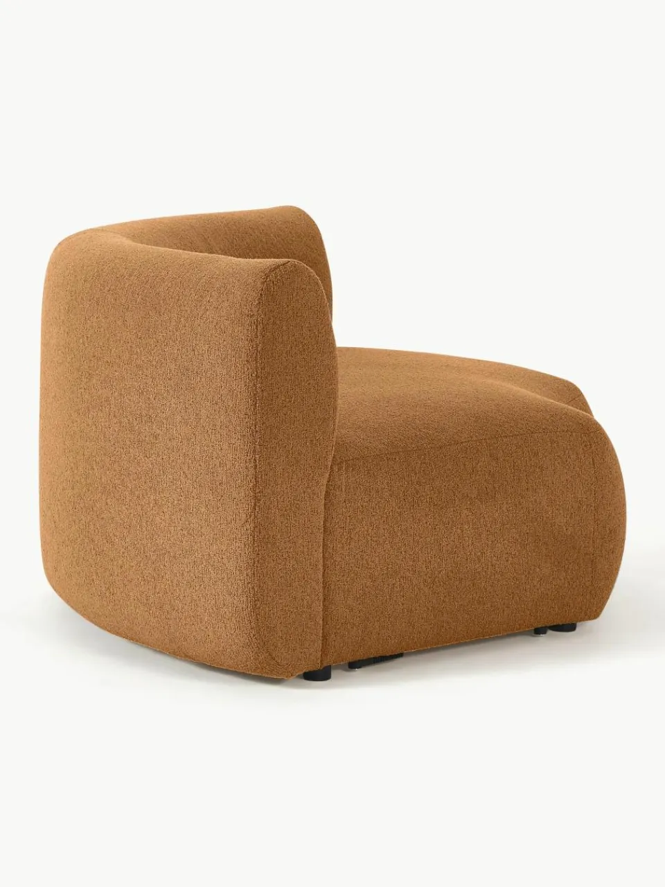 Ronde bouclé hoekmodule Sofia^Westwing Collection Sale