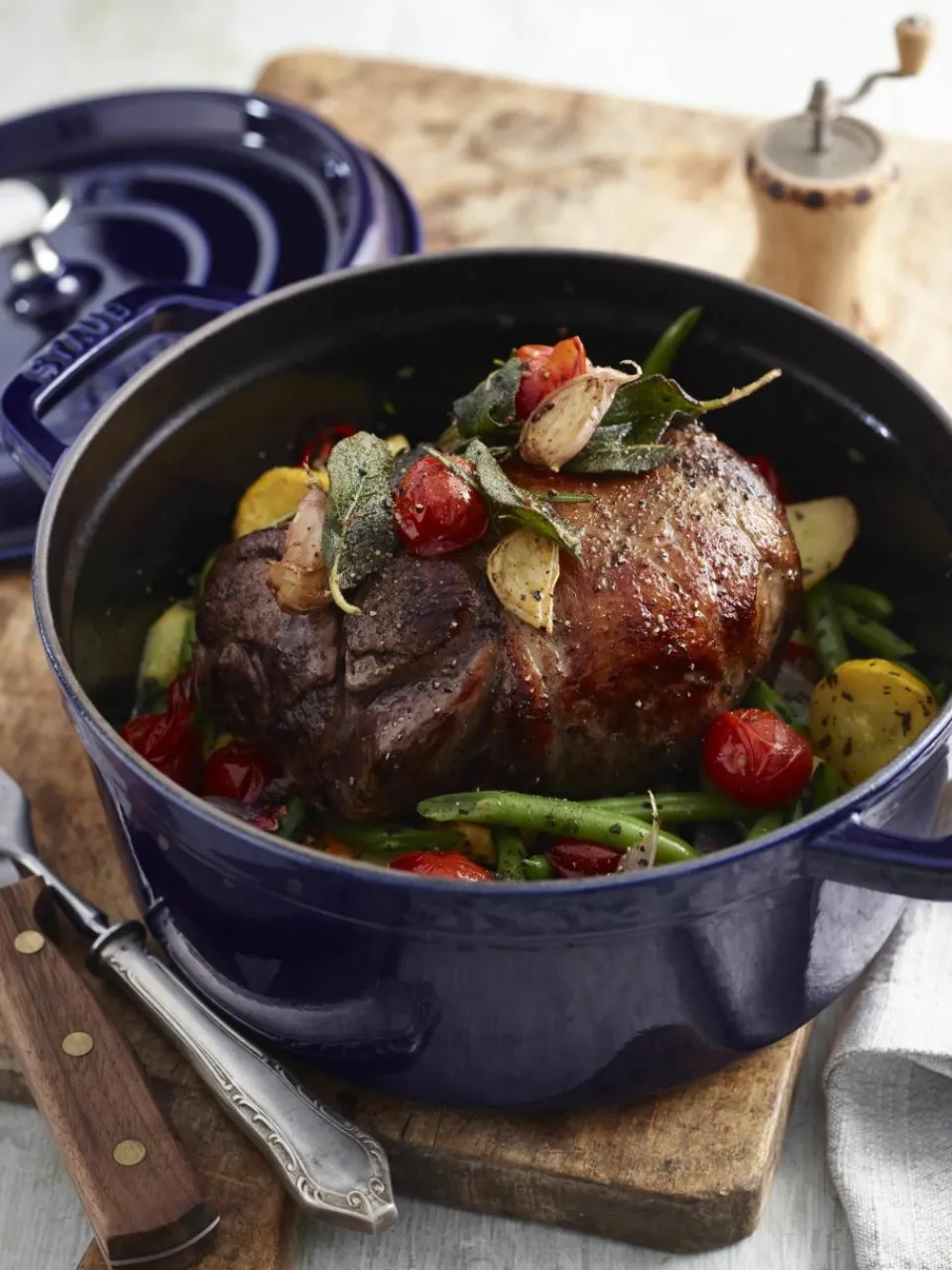 Ronde braadpan La Cocotte uit gietijzer^Staub Discount