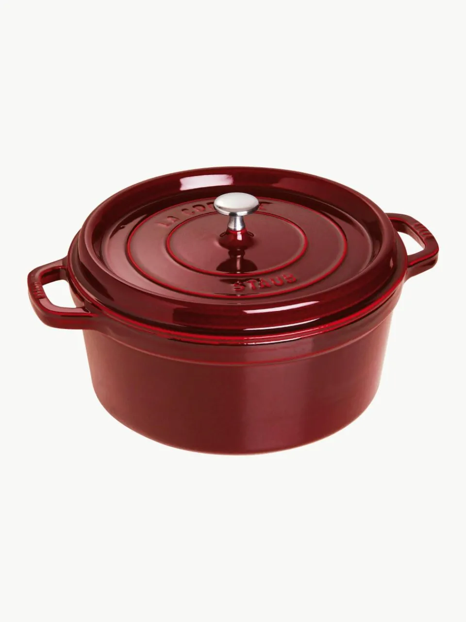 Ronde braadpan La Cocotte uit gietijzer^Staub Hot