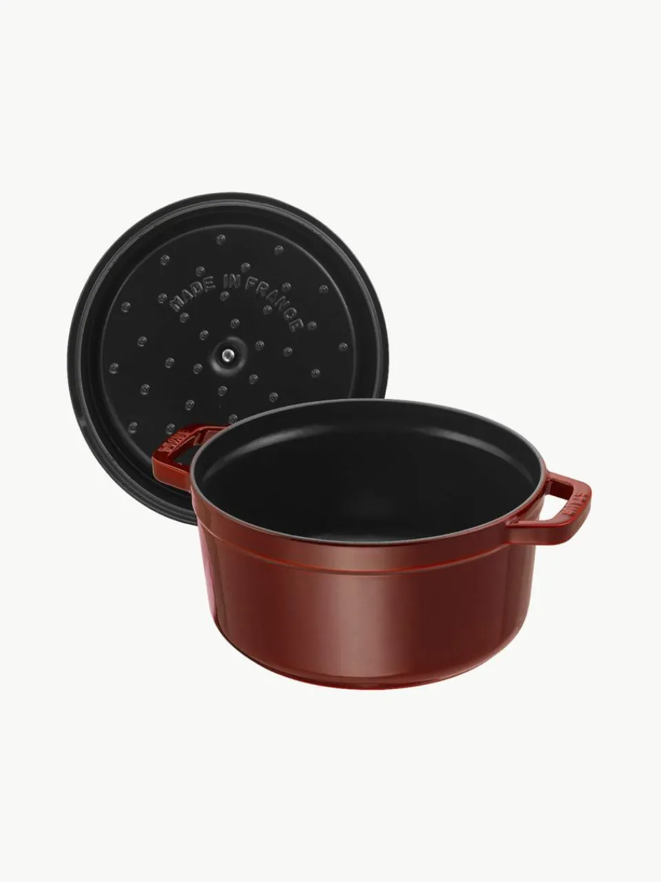 Ronde braadpan La Cocotte uit gietijzer^Staub Hot