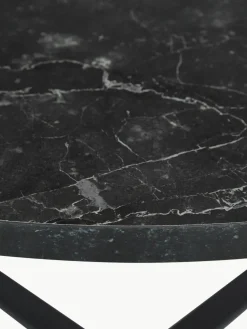 Ronde eettafel Amble met tafelblad in marmerlook, Ø 110 cm^Westwing Fashion