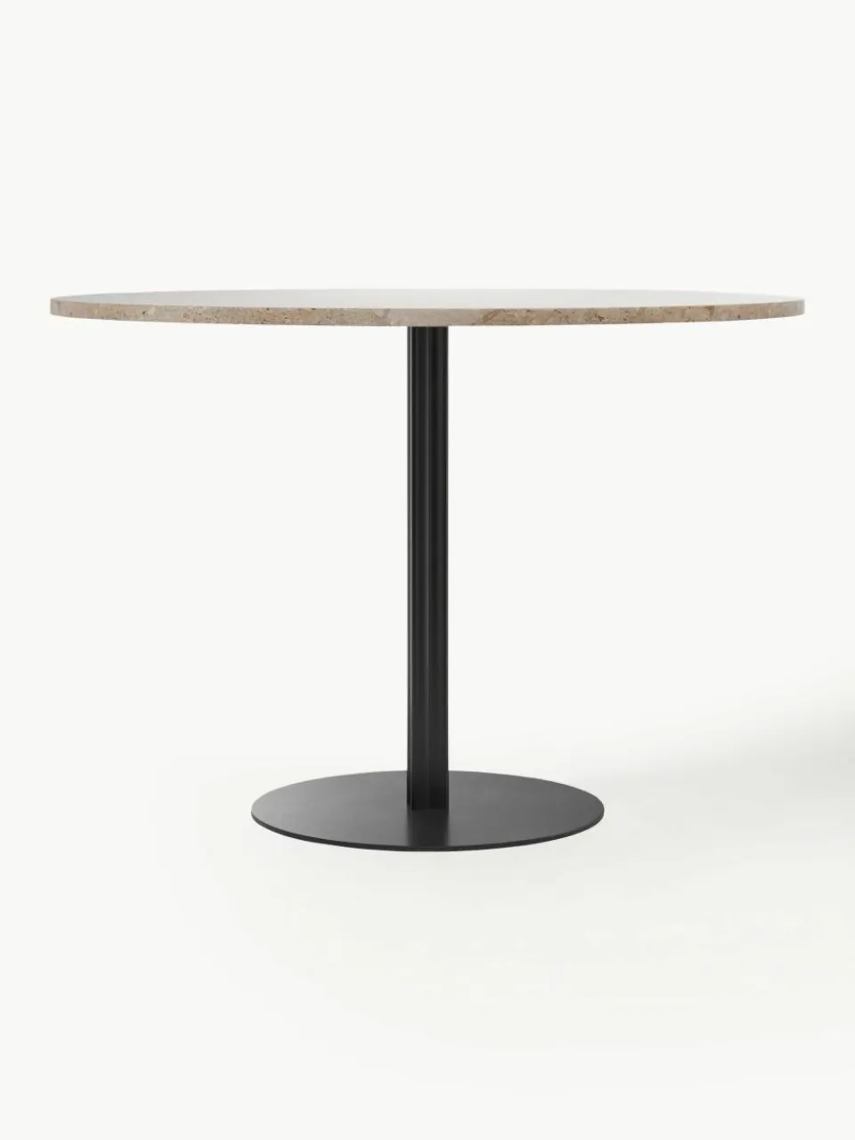 Ronde eettafel Harbour van zandsteen, Ø 105 cm^Audo Copenhagen Fashion