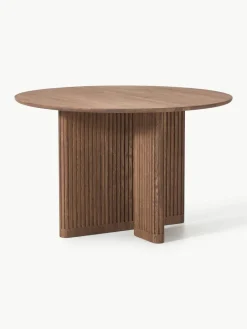 Ronde eettafel Jolka van eikenhout, Ø 120 cm^Westwing Collection Sale