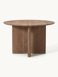 Ronde eettafel Jolka van eikenhout, Ø 120 cm^Westwing Collection Sale