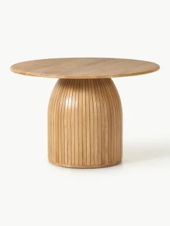 Ronde eettafel Nelly met groefstructuur, verschillende formaten^Westwing Collection Clearance