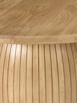 Ronde eettafel Nelly met groefstructuur, verschillende formaten^Westwing Collection Clearance
