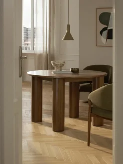 Ronde eettafel Ohana van eikenhout, Ø 120 cm^Westwing Collection Online