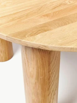 Ronde eettafel Ohana van eikenhout, Ø 120 cm^Westwing Collection Discount