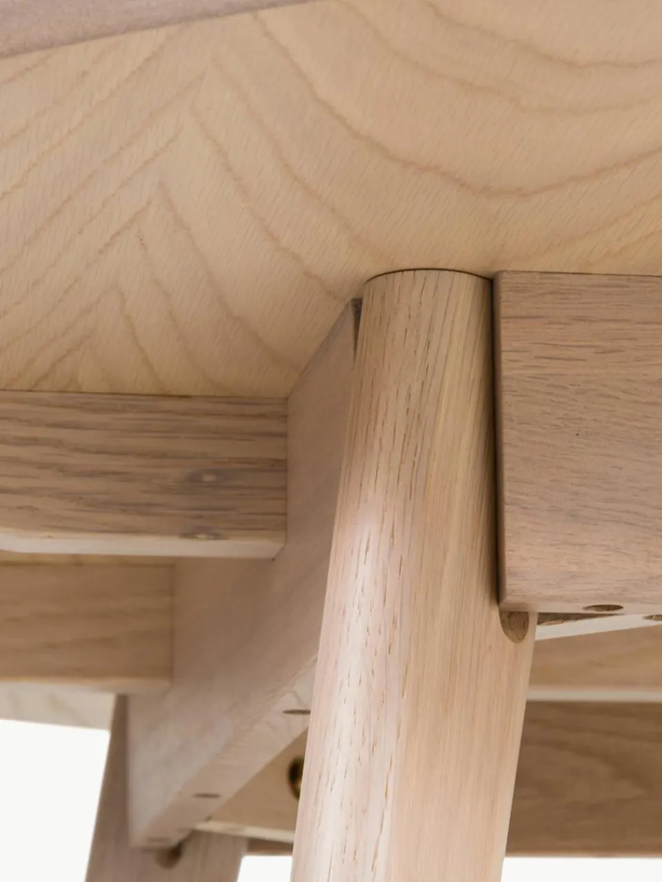 Ronde eettafel Yumi van eikenhout, Ø 115 cm^Rowico Best