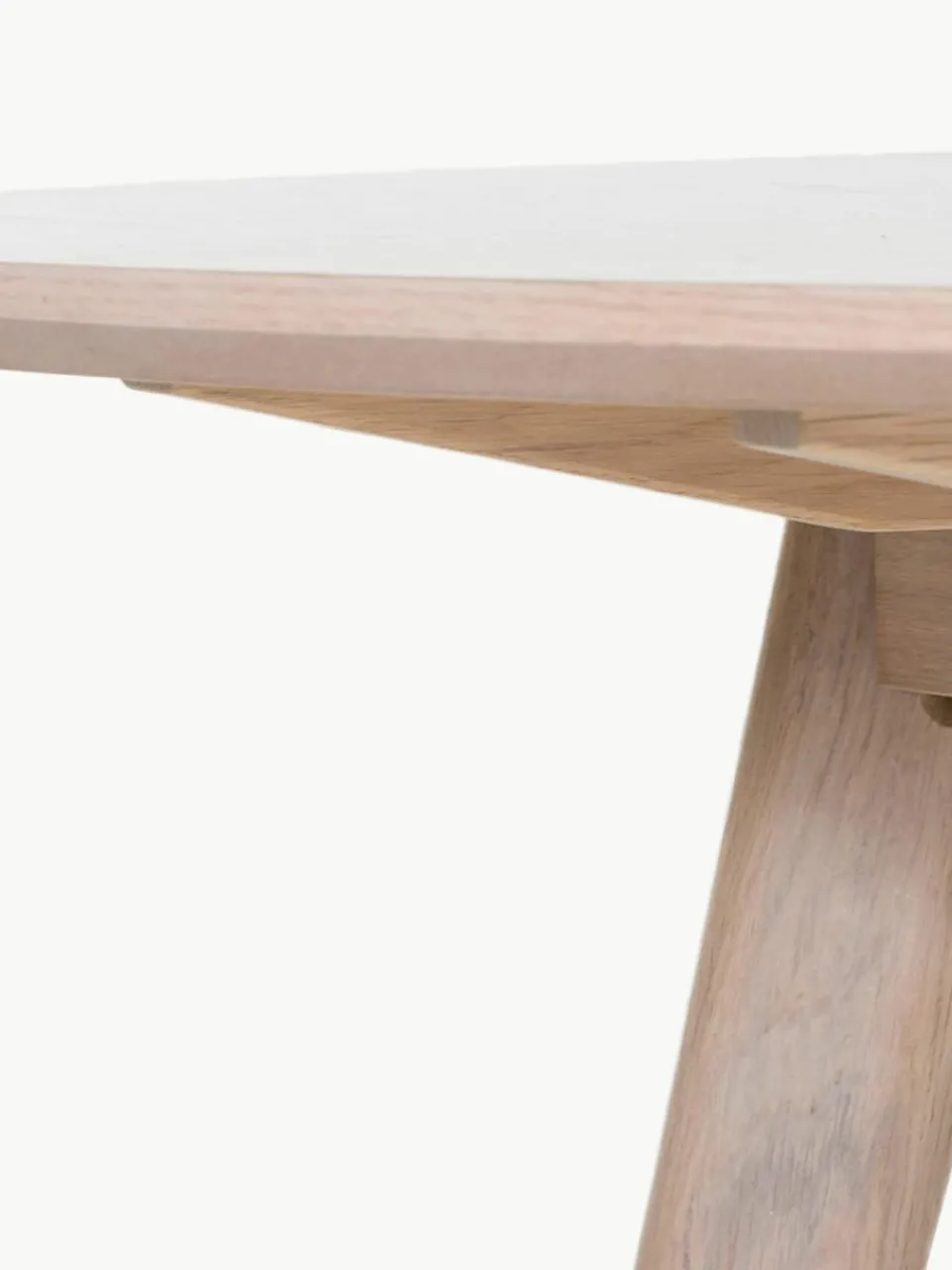 Ronde eettafel Yumi van eikenhout, Ø 115 cm^Rowico Best